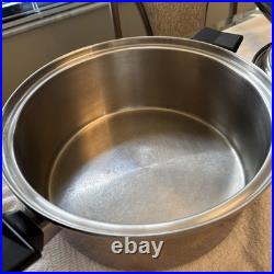 Royal Prestige 11 Fry Pan & 6 Qt Pot, WithLid, 7ply SS, Titanium Silver Alloy Royal Prestige 11 Fry Pan & 6 Qt Pot, WithLid, 7ply SS, Titanium Silver Alloy