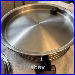 Royal Prestige 11 Fry Pan & 6 Qt Pot, WithLid, 7ply SS, Titanium Silver Alloy Royal Prestige 11 Fry Pan & 6 Qt Pot, WithLid, 7ply SS, Titanium Silver Alloy