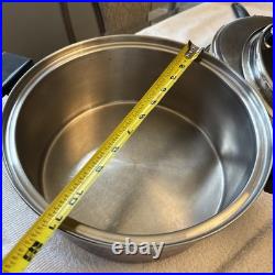 Royal Prestige 11 Fry Pan & 6 Qt Pot, WithLid, 7ply SS, Titanium Silver Alloy Royal Prestige 11 Fry Pan & 6 Qt Pot, WithLid, 7ply SS, Titanium Silver Alloy