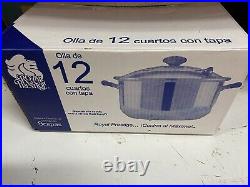 Royal Prestige 12 Qt Stock Pot T304 Stainless Steel Waterless Cookware