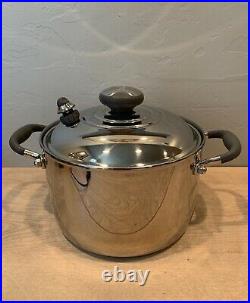 Royal Prestige 4 Quart 5 Ply Surgical Stainless Steel Stock Pot Excellent Cond