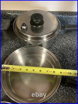 Royal Prestige 8 Piece Cookware Pots Pans 7 Ply Stainless Steel