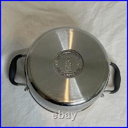 Royal Prestige Kitchen Charm T304 3qt Stockpot Steamer Dome & Vented Lid Italy
