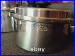 Royal Prestige Titanium Cookware 5qt Pot W Steel Cover 3qt Pot And Large Skillet
