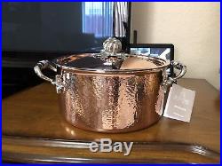 Ruffoni Opus Cupra Hammered Copper Stock Pot 5.5 Qt