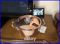 Ruffoni Opus Cupra Hammered Copper Stock Pot 5.5 Qt