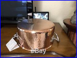 Ruffoni Opus Cupra Hammered Copper Stock Pot 5.5 Qt