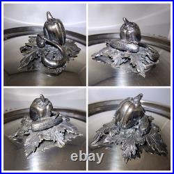 Ruffoni Opus Prima 8Qt Hammered Stainless Stockpot with Bell Pepper Knob Lid Italy