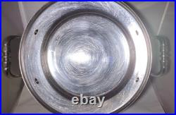 Ruffoni Opus Prima 8Qt Hammered Stainless Stockpot with Bell Pepper Knob Lid Italy