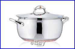 Ruffoni Vitruvius 8 quart stock pot, copper and stainless steel