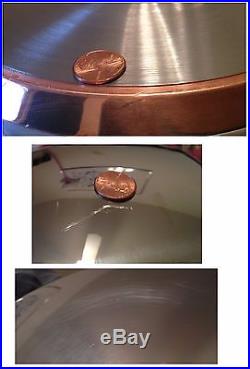Ruffoni Vitruvius 8 quart stock pot, copper + polished stainless steel (unused)