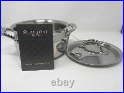 Ruffoni Vitruvius Copper and Stainless Steel Stock Pot and Lid Made in Italy