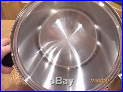 Saladmaster 12 Qt Stock Pot T304s Surgical Stainless Steel & LID USA A+