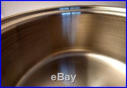 SALADMASTER 4QT Stock Pot & Lid System 7 TP304-316 Stainless Steel Cookware