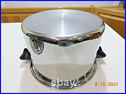 SALADMASTER 5 STAR 10 QT STOCK POT 5PLY TP304S STAINLESS STEEL Waterless Cookwre