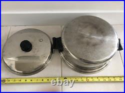 SALADMASTER 6 QUARTS ROASTER STOCK POT With VAPOR LID TP304S STAINLESS STEEL 18/8