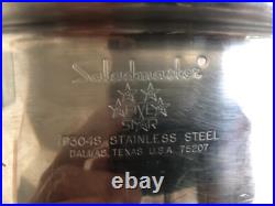 SALADMASTER 6 QUARTS ROASTER STOCK POT With VAPOR LID TP304S STAINLESS STEEL 18/8