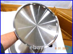 SALADMASTER 9 QT BRAISER POT 316Ti TITANIUM STAINLESS STEEL WATERLESS USA