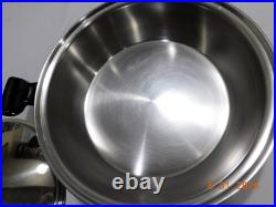 SALADMASTER 9 QT BRAISER POT 316Ti TITANIUM STAINLESS STEEL WATERLESS USA