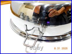 SALADMASTER 9 QT BRAISER POT 316Ti TITANIUM STAINLESS STEEL WATERLESS USA