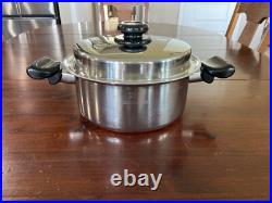 SALADMASTER SYSTEM 7 TP304-316L Stainless Steel Waterless 4 Qt Mini Stock Pot