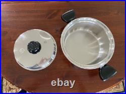 SALADMASTER SYSTEM 7 TP304-316L Stainless Steel Waterless 4 Qt Mini Stock Pot