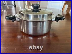 SALADMASTER SYSTEM 7 TP304-316L Stainless Steel Waterless 4 Qt Mini Stock Pot