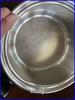 SALADMASTER SYSTEM 7 TP304-316L Stainless Steel Waterless 4 Qt Mini Stock Pot