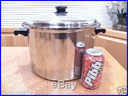 Saladmaster T304s 10 Qt Roaster Stock Pot 5 Ply Surgical Stainless Steel & LID