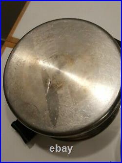 SALADMASTER USA T304S Stainless 6 Qt Stock Pot with lid