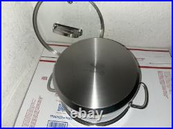 SCHULTE-UFER Stainless Steel 18/10 -5Qt Stock Pot WithLid Induction Ready