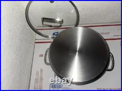 SCHULTE-UFER Stainless Steel 18/10 -5Qt Stock Pot WithLid Induction Ready