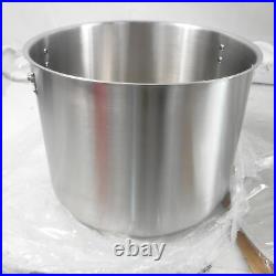 SEE DESC Vigor 40 Qt Heavy-Duty Stainless Steel Aluminum-Clad Stock Pot With Cover