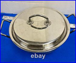 SILGA MILANO TEKNIKA 18/10 SS 12 STOCKPOT DUTCH OVEN WithMULTICORE BASE &LID DS43