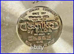 SILGA MILANO TEKNIKA 18/10 SS 12 STOCKPOT DUTCH OVEN WithMULTICORE BASE &LID DS43