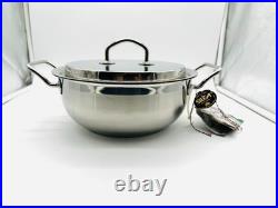 SILGA Milano Stainless Steel Pot with Lid 10 Made in Italy Premium Cookware NEW