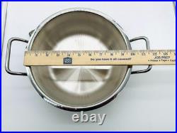 SILGA Milano Stainless Steel Pot with Lid 10 Made in Italy Premium Cookware NEW