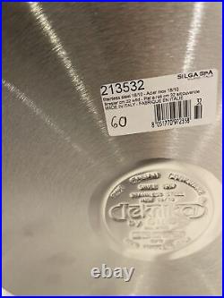 SILGA TEKNIKA Stainless Steel Braiser with Dome Lid 32cm (12.5 in) Pot New