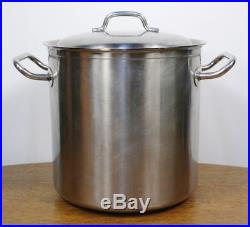 SITRAM FRANCE 24T Deep Stainless Steel Commercial Stockpot 11qt. High Quality