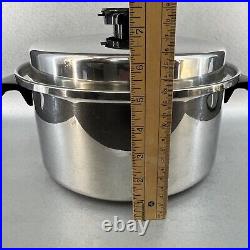 SOCIETY Large 10 Stock Pot And Lid Ultrex 7 System T304S Stainless Cookware