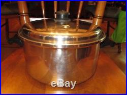 SaladMaster Stainless Steel 6 Dutch Oven Stock Pot Sauce Pan Pot 18-8 Tri-clad