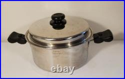 SaladMaster XP? 316L Surgical Stainless Steel 7 Quart Stock Pot 6.6L Handles Lid