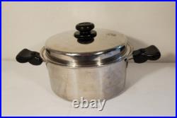 SaladMaster XP? 316L Surgical Stainless Steel 7 Quart Stock Pot 6.6L Handles Lid