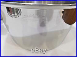 Saladmaster 10 Qt Roaster Stock Pot & Colander 7 Ply 316 Surgical Stainless