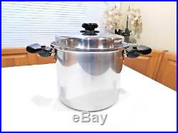 Saladmaster 10 Qt Stock Pot Versa Tec Tp304 Stainless Steel Waterless Cookware