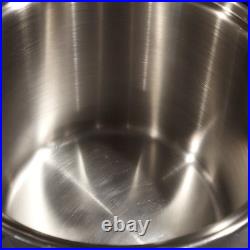 Saladmaster 10 Qt Stockpot T304S Surgical Stainless ORIGINAL LID Excellent VTG