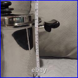 Saladmaster 10 Qt Stockpot T304S Surgical Stainless ORIGINAL LID Excellent VTG