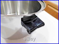 Saladmaster 12 Qt Stock Pot 5 Star Tp304s Surgical Stainless Steel & LID Nice
