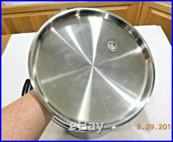 Saladmaster 12 Qt Stock Pot T304s Surgical Stainless Steel & LID USA