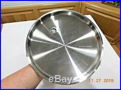 Saladmaster 12 Qt Stock Pot Versa Tec T304s Surgical Stainless Steel & LID USA